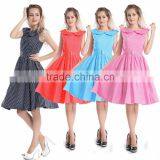 Walson Women's Dot Vintage Style 1950s Rockabilly Party Swing Skaters Dress Party Dresses thumbnail-1