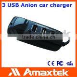 Better Service and Active Support 3 Port Car USB Charger With Cable and Air Purifier for USB Interface Devices thumbnail-3