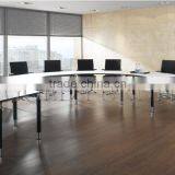 Modern Half Round Curved Melamine Office Conference Meeting Table (SZ-MT118)