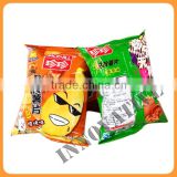 2015 new design biodegradable laminated food grade materials clear plastic bags for cookies packaging