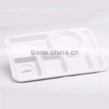 New China Products for Sale Super White 6 Compartment Melamine Plate thumbnail-2