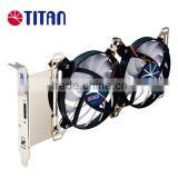 Gaming Portable 90mm Cooling Fan Speed Controller12V dc Vga Card Cooler