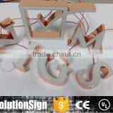 Face Illuminated Shopping Mall Acrylic Alphabet Led Light Sign