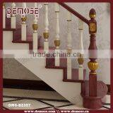 Steel Wood Flat Bar Stair Handrail Material Designs