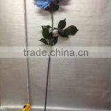 Artificial Silk Single Chrysanthemum Flowers With Leaves thumbnail-1