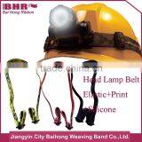 Polyester 2.3cm Colorful Printed Elastic Belt Head Lamp Belt
