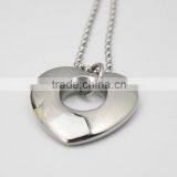 316L Stainless Steel Heart Shape Pendant Fashion Necklace thumbnail-3