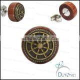 Latest Fashion Cheap Wood Stud Earrings thumbnail-1