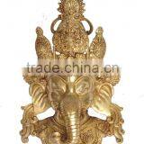 Ganesha Head Wall Hanging 15"