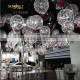 ST-5340B Sunbelt D600mm Stainless Steel Globe Lamp,glass Ball Pendant Lamp,chrome Ball Pendant Lamp,round Ball Pendant Lamp. thumbnail-2