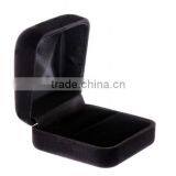 2015 Hot Sale Jewlery Set Box Velvet Flannelette Flocking Custom Black