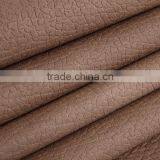 100% Polyester Warp Knitting PU Sofa Fabric Combined With Fleece Home Textile Fabric Artificial Leather Sofa Furniture Fabric
