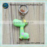 Giraffe Shaped Custom Pvc /keychain Rubber/giraffe Keychain