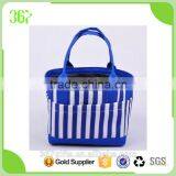 Drawstring Cooler Bag Cheap Handle Lunch Bag Wtih Side Pocket thumbnail-1