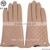 Fashion Elegant Warm Goat Skin Lady's Winter Glove