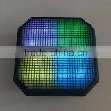 Low Price China Portable Mini LED Light Wireless Bluetooth Speaker With FM Radio