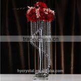 Wholesale Custom Made Size Tall Crystal Wedding Flower Stand Centerpieces thumbnail-2