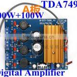 TDA7498 Digital Audio Power Amplifier Circuit Board HIFI CLASS D Better Than TA2020 100W+100W for Active Speaker With LM317