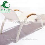2016 New Design Luxury Hotel Lounger Wholesale s Shaped Outdoor Chaise Lounge Furniture thumbnail-3