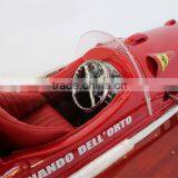 FERRARI HYDROPLANE MODEL, LUXURY ITALIAN SPEED BOAT - MODEL SHIP HANDMADE thumbnail-4