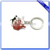 Cheap Wholesale Metal Custom Enamel Brass Key Chain thumbnail-2