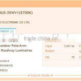 High Brightness 35w 120 Degree View Angel Round Led Retrofit Kit With UL CUL DLC List for Shoebox Fixture thumbnail-3