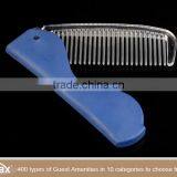 Disposable Plastic Foldable Hair Comb Hotel Amenity Hotel Supplies High Quality Hair Comb thumbnail-3