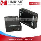 LINK-MI LM-EX60-3DIR 60m 3D Video HDMI Extender Transmitter and Receiver Over Cat6 With IR Control