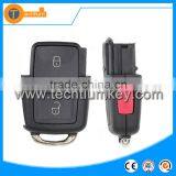 Refit Key Case With Swith Blade and Logo Flip Car Remote Key Shell Cover Fob House for VW Bora t5 Touareg thumbnail-2