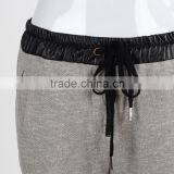F5W30186 Newest Style Contrast Waistband Grey Sweatpants For Girls thumbnail-4