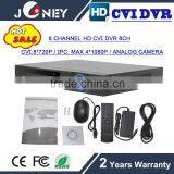 H.264 Embedded 8 Channel Cvi Dvr for 720P HDCVI Camera