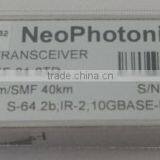 NEOPHOTONICS 10G TRANSCEIVER PT765F-81-2TD 1550NM SMF 40KM S-64 2B IR-2 10GBASE-ER EW Transceiver