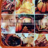 Kitchen Set Orange Color Photo Printing Poly Material (twill) 17*17cm Pot Holder 17*27cm Glove thumbnail-5