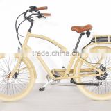 beach cruiser bicycle with 48V 500W rear powered motor ( HJ--CRMM)