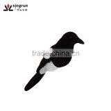 Flocked Plastic Fullbodied Magpie Hunting Decoys Bird Hunting Decoys for Hunting thumbnail-2