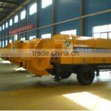 China famous motor engine truck mounted used stationary concrete pump for sale