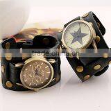 2015 Vintage Handmade Men's Leather Watch Bracelet thumbnail-1