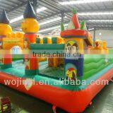 Exciting Beautiful Kids Playing Inflatable Castle thumbnail-4