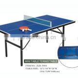 Single Folding Table Tennis Table Without Wheels Price for Sale thumbnail-1