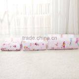 100% cotton baby silk quilt children beding quilt pink color