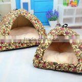 Soft Fleece Small Cotton Soft Dog Cat Bed House thumbnail-1