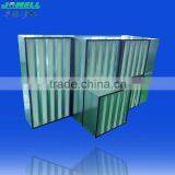 99.99 Hepa Air Filter Large Volume Hepa v Shape With ISO9001 CE Certificated