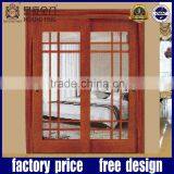 Design Customized Heatproof Interior Wooden Glass Sliding Doors thumbnail-2