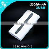 2016 Ipower Rohs mi Portable Power Bank 20000mah Hippo for Philips Lenovo P780