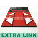 Luxury Hot Stamping Gold Logo Flat Pack Cardboard Wine Packaging Box