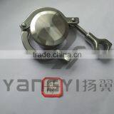 Stainless Steel 1.5'' Tri Clover Clamp With End Cap Ferrule and Gasket thumbnail-2