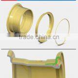 Steel Wheel Rim for Light Duty 3 Piece Construction Wheels