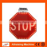 Led solar traffic sign of stop sign 600mm 800mm 1000mm