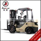 New Year Promotion Jeakue Double Mast 2 Ton Diesel Forklift thumbnail-1