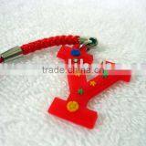 Double Side Soft PVC Mobile Phone Pendant thumbnail-1